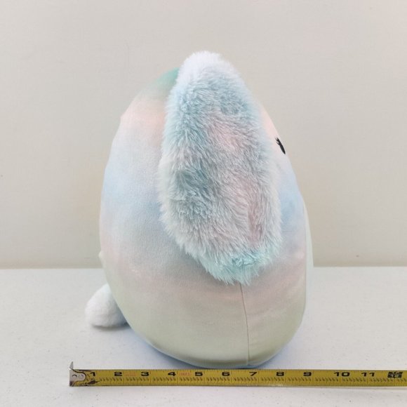 Squishmallow Wu Bunny Rabbit Soft Pastel Rainbow Ombre Easter Plush 12" Inch - Picture 7 of 7